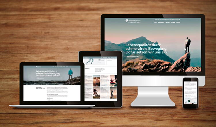 Dr. Modaressi, Ortho Institut, Responsive Website - created by meinpraxisauftritt.ch