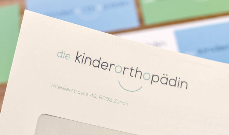 Briefschaften für die kinderorthopädin, Dr. med. Sylvia Willi – designed by meinpraxisauftritt.ch