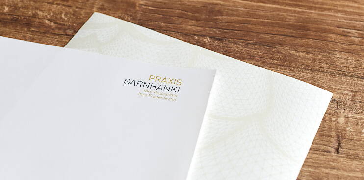 Briefschaften der Praxis Garnhänki – created by meinpraxisauftritt.ch