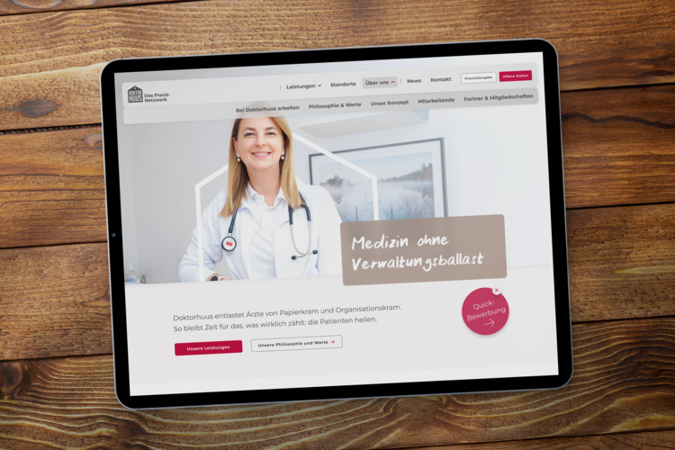 Praxisauftritt mit Responsive Website für Rückenschmerz-Zentrum – designed by meinpraxisauftritt.ch