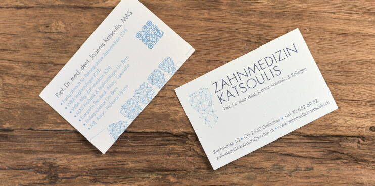 Zahnmedizin Katsoulis, Briefschaften - created by meinpraxisauftritt.ch