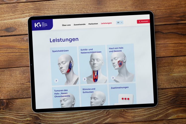 Praxisauftritt mit Responsive Website für Rückenschmerz-Zentrum – designed by meinpraxisauftritt.ch